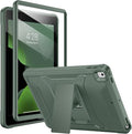 Soke Case for iPad 6th/5th Generation 9.7 Inch 2018/2017,with Built-in Screen Protector and Kickstand, Rugged Full-Body Heavy Duty Protective Cover for Apple iPad Air 2 /Pro 9.7 - Calke Green