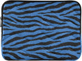 Laptop Case Sleeve, Blue Tiger Black Stripe Animal Print Shockproof Protective Computer Carrying Cover, Briefcase Handbags 13-13.3inch Laptop Sleeve Bag