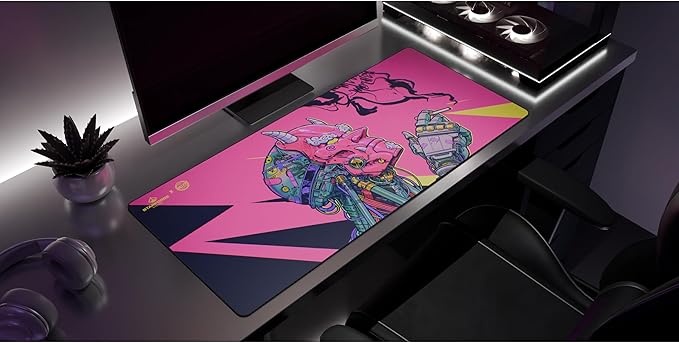 Starforge - Breathing Evil Gaming Desk Mat – Large Extended Mouse & Keyboard Pad