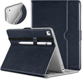 DTTO for iPad 9.7 Inch 5th/6th Generation 2018/2017 Case with Apple Pencil Holder, Premium Leather Folio Stand Cover Case for Apple iPad 9.7 inch, Also Fit iPad Pro 9.7/Air 2/Air - Blue