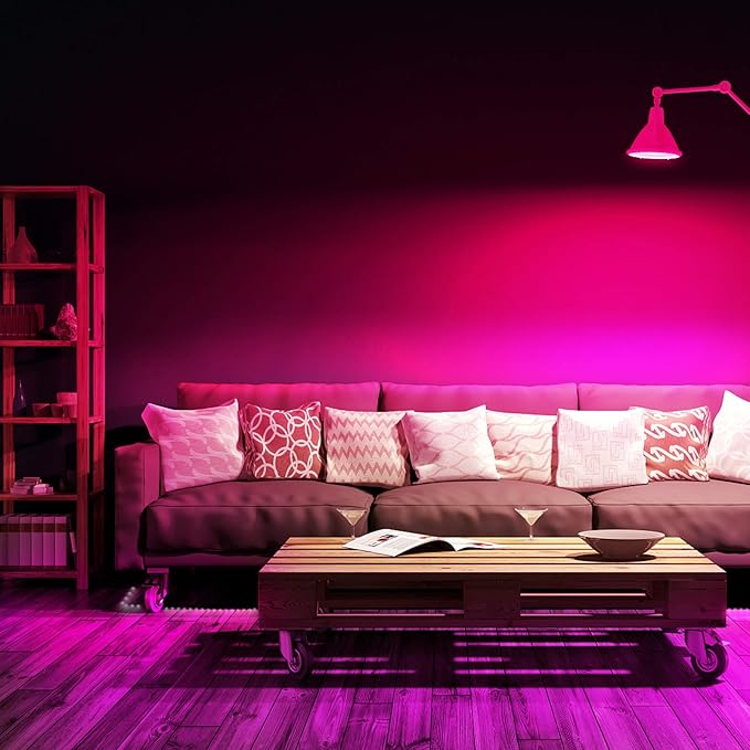 phopollo 100ft Led Strip Lights, 5050 Led Lights for Bedroom, Kitchen, Home Decoration