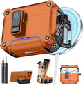 Inesore Compatible with AirPods Pro 3 Generation Case,Secure Lock & Phone Stand Design,Compatible with MagSafe,Automatic Snap Switch Secure Cover for New AirPods Pro 3rd (2025)-Orange