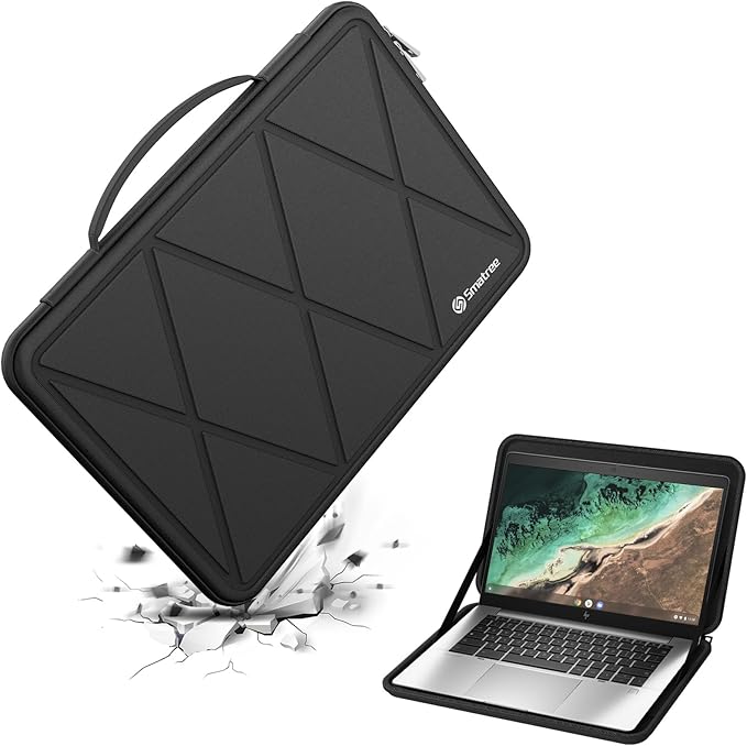 Smatree Hard EVA Protective Sleeve Case Compatible for 14 inch HP Elite C645 G2 Chromebook/Elite C640 14, Water-Proof Sleeve (X8251)