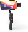 Tzumi SteadyGo Smartphone Stabilizing Gimbal – Motorized Rechargeable 3-Axis Handheld Gimbal for Smooth, Steady Digital Photography and Advanced Video Filming Techniques, Black (5643AMZ)