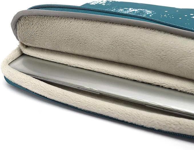 KAYOND 14 inch Laptop Sleeve, Compatible with14 inch Notebook Computer, Water Repellent Laptop Bag,Shockproof case (14-14.1 inch, Starry Sky)