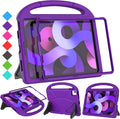 SUPLIK Kids Case for iPad Air 5th/4th Generation (10.9 inch,2022/2020), Built with Screen Protector, iPad Air 5 Kidproof Case with Handle Stand for Apple iPad Air Gen 4/5&Pro 11 Old Version, Purple