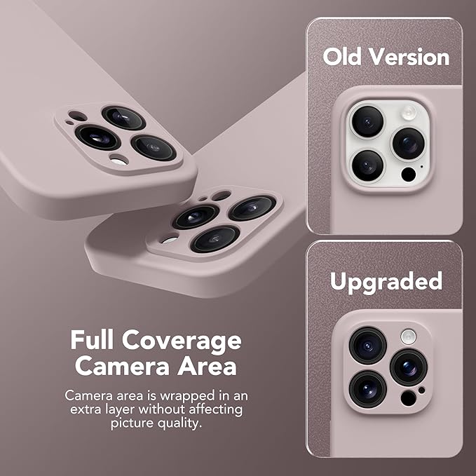 Magnetic for iPhone 13 Pro Case, Compatible with MagSafe, [Full Camera Protection][Screen Protector] Silicone Shockproof Protective Phone Case for iPhone 13 Pro 6.1", Hazel