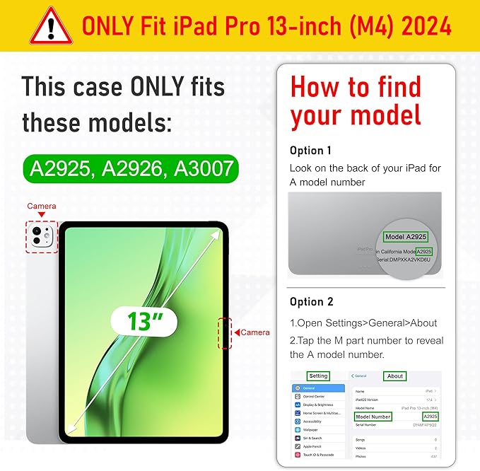 May Chen for iPad Pro 13 Inch Case M5 2025 / M4 2024, Built Pencil Holder & Clear Transparent Print Back Shell Slim Stand Shockproof Tablet Cover, Auto Wake/Sleep, Bow & Rose Flower
