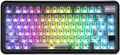 KiiBoom Phantom81 Lite 75% Gasket Mechanical Keyboard, QMK&VIA Programmable, 3 Modes Wireless Gaming Keyboard, RGB Backlights, ABS Case + UV Tech, Hot-Swappable for Windows/Mac/Linux (Black)