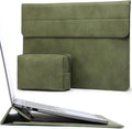 HYZUO 13 Inch Laptop Case Sleeve with Stand for 2026-2018 MacBook Air 13 M5 M4 M3 M2 M1, 2026 13" MacBook Neo, 2026-2016 MacBook Pro 13 M2 M1, iPad Pro/Air 13, Surface Pro 12-3, XPS 13, Olive Green