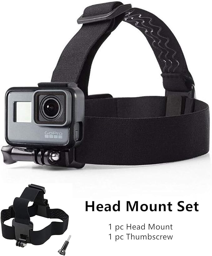 Chest Mount Harness Chesty Vest Head Mount Strap for Action Camera Compatible with GoPro Hero 12,11,10,9,8,Max,Go Pro Hero 7,6, 5,4, Session,3+,3,Hero (2018),Fusion,DJI Osmo,AKASO