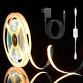 ZSLAIFU 24V COB LED Strip, LED Strip for Bedroom, Touch Dimmable LED Strips, Warm White LED Light Strip, COB Flexible Light for Bedroom Cabinet Vanity Mirror DIY Lighting