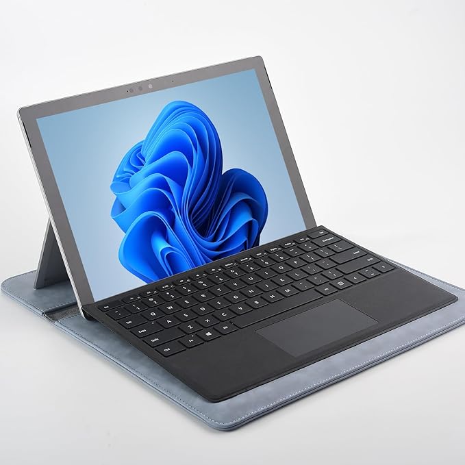 Surface Pro 11/10/9/8/7/6/5/4/Pro X Sleeve case, for Microsoft 12-12.3-13 Inch Tablet Waterproof Ultrathin Carrying Cover (Smoke)