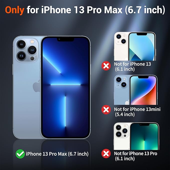 SUPFINE Magnetic for iPhone 13 Pro Max Case (Compatible with MagSafe) (Military Grade Drop Protection) Translucent Matte with Anti-Fingerprint Phone Case,Antique White