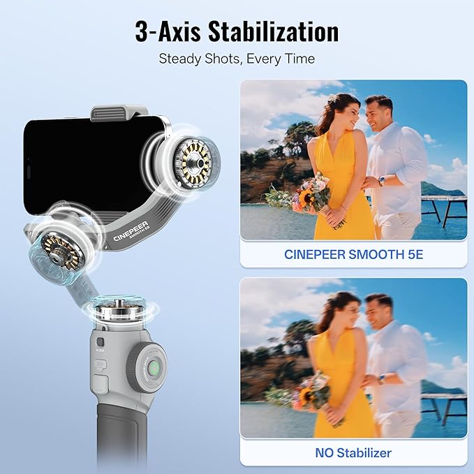 ZHIYUN Smooth 5E Combo Smartphone Gimbal Stabilizer