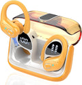 Wireless Earbuds 75hrs Bluetooth 5.4 Headphone Sport, 2026 Bluetooth Earbuds Stereo Deep Bass Over Ear Bud with Earhooks, ENC Noise Cancelling Mic, IPX7 Waterproof Earphone for Gym/Workout, Yellow