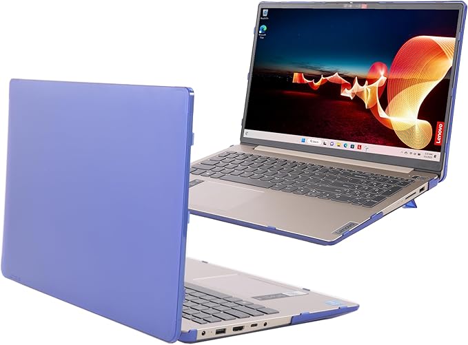 mCover Case Compatible ONLY for 2022-2024 15" Lenovo IdeaPad 3 (15ADA6 / 15ALC6 / 15ABA7 / 15ITL6 / 15IAU7) Series Windows Laptop Computers (NOT Fitting Any Other Models) - Blue