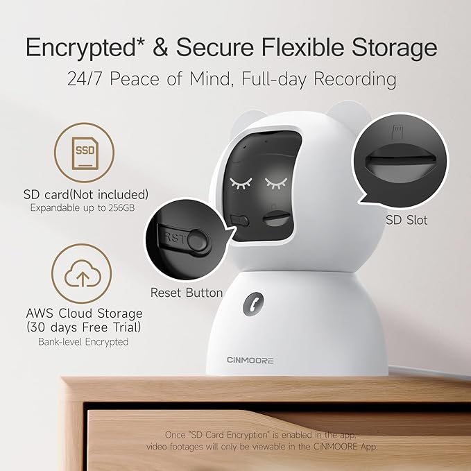 2.5K Indoor Security Camera 4pack, Non-Subscription AI Person/Pet/Cry Detection, 4MP Pet/Dog/Cat/Baby Camera w/Phone App, Pan Tilt WiFi, Night Vision, Full Duplex Audio for Home Security