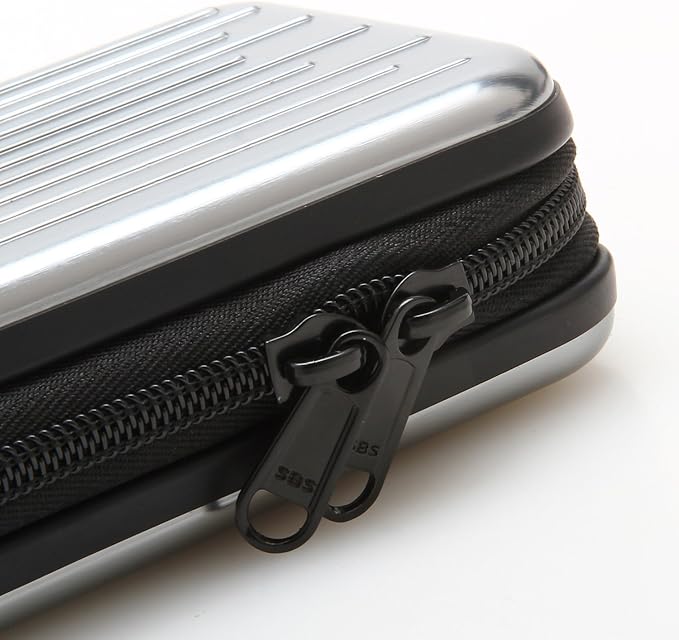 KAYOND Anti-Shock Silver Aluminium Carry Travel Protective Storage Case Bag for 2.5" Inch Portable External Hard Drive HDD USB 2.0/3.0 (Silvery White)