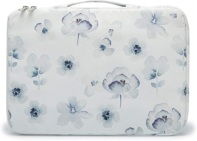 Kinmac 360° Protective Laptop Sleeve Case Bag Cover with Handle for MacBook Pro 16 inch,16 inch HP,Lenovo,Dell,ASUS,Acer Ultrabook and Business Laptop (Chinese Ink Flower)