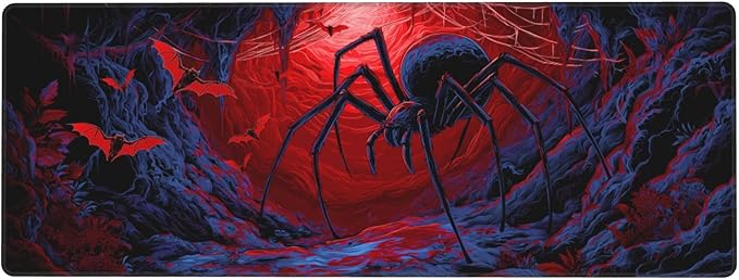 Halloween Mouse Pad Extended Large Gaming Mouse Pad XL Stitched Edges for Gamer Home Office 31.5 X 11.8 Inch