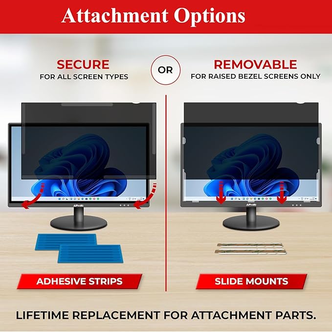 39 Inch Privacy Screen Filter for 21:9 Curved Ultrawide Monitor | Privacy Shield | Anti Glare | Anti-Blue Light | Eye Protection | Anti Spy | Computer Security Private Filter Protector