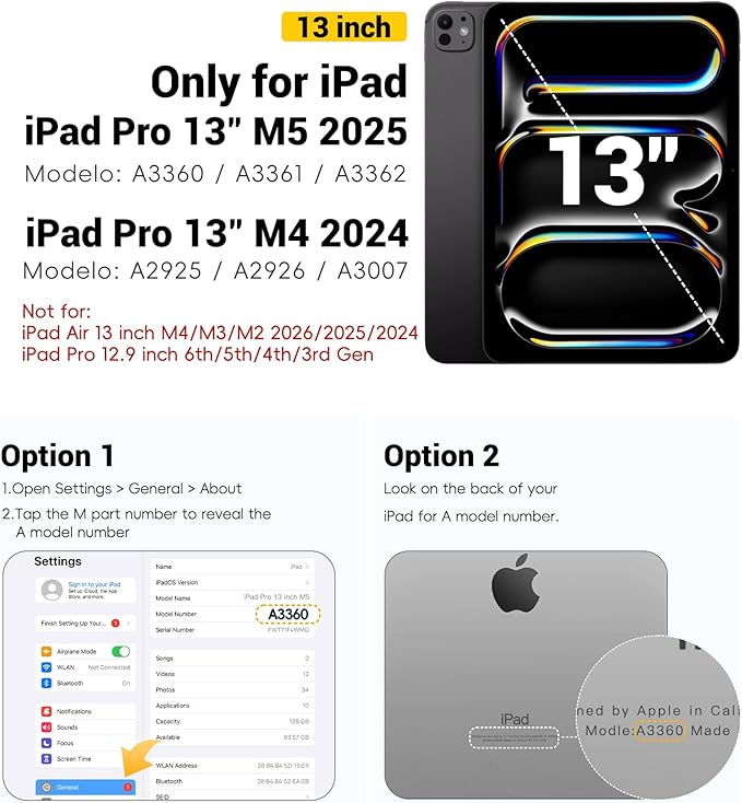 BRAECN for iPad Pro 13 inch Case M5 2025 & M4 2024 Heavy Duty Shockproof Protective with Pencil Holder Screen Protector 360°Rotating Stand Handle & Shoulder Strap Full Body Cover Kids Friendly
