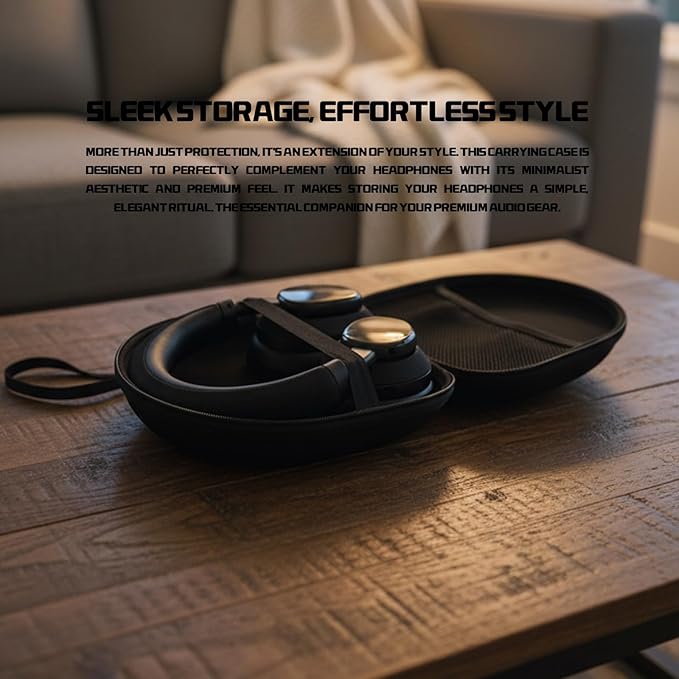 Bluetooth Headphones Over The Ear, Noise Cancelling Headphones Wireless Bluetooth with Microphone, Over Ear Headphone Noise Cancelling 65h Playtime, Clear Calls, Comfort Fit for Travel