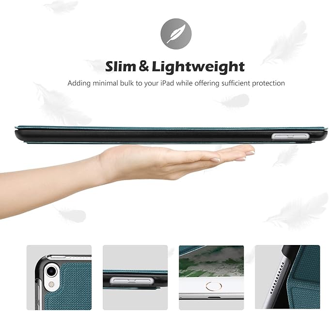 ProCase Cover for iPad Air 3 10.5" 2019 / iPad Pro 10.5 2017 Case, Slim Stand Protective Folio Case Smart Cover for iPad Air 10.5" (3rd Gen) 2019 / iPad Pro 10.5" 2017-Teal