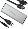 MacBook Pro SSD Enclosure 7+17 Pin, USB 3.0 5Gbps Hard Drive External Case for Apple MacBook Pro Retina A1425 EMC 2557/2672(Late 2012-Early 2013), A1398 EMC 2512/2673(Mid 2012-Early 2013