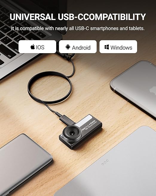 Thermal Camera for iPhone & Android, Thermal Imaging Camera 512x384 Super Resolution, Infrared Camera 8mm Macro Manual Focus, -4°F~1022°F Temp Range, Perfect for Home HVAC Inspection