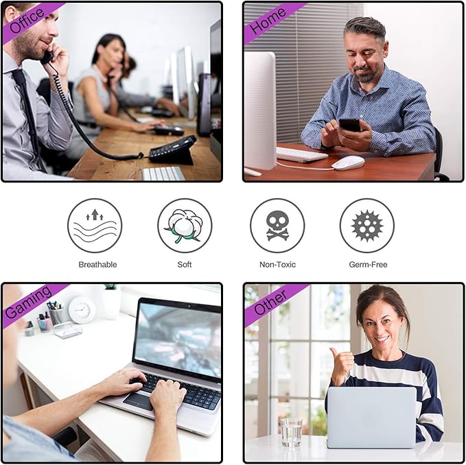 Extended Gaming Mouse Pad XXL ArtSo Large Keyboard Mat Long Mousepad Desk Decor Writing Pad Non Slip Rubber Base Stitched Edges for Work, Game, Office, Home, 35.1" x 15.7", Purple Marble
