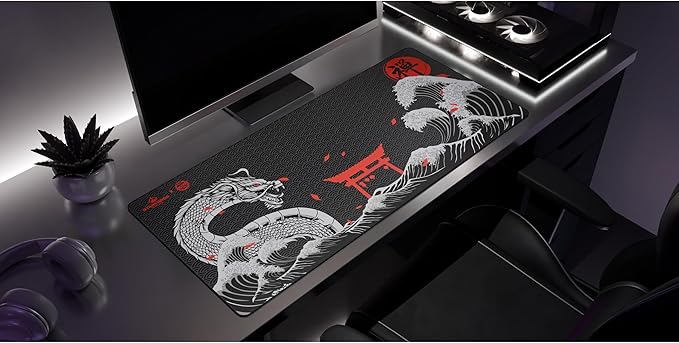 Starforge - Clouded Gates Gaming Desk Mat – Large Extended Mouse & Keyboard Pad