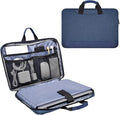 15.6 Inch Laptop Sleeve Bag, Waterproof Men Women TSA Case for Macbook Pro 16 M5 M4 M3 M2 M1, Acer Aspire E15/Predator, Lenovo Ideapad 1 15.6, HP Envy/Victus 15.6, ASUS Dell 15 16 Case, Navy Blue