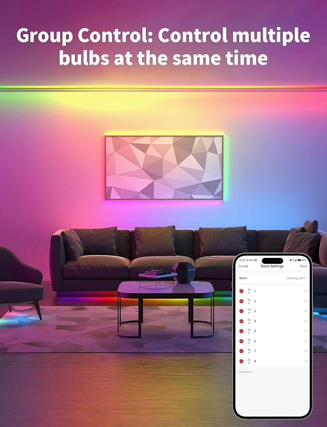 Smart Light Bulbs, 16W 150W Equivalent 1600 Lumens 2700K-6500K Tunable BR30 WiFi Color Changing Light Bulb Works with Alexa Google,Recessed Alexa Light Bulb,Dimmable Flood Smart Bulb,4 Pack