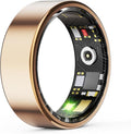 Smart Health Ring, Fitness Tracker with Heart Rate, Blood Oxygen, Blood Pressure, Sleep & Step Monitoring, Waterproof, Compatible with iOS & Android, No Subscription Required (Rose Gold, 13)