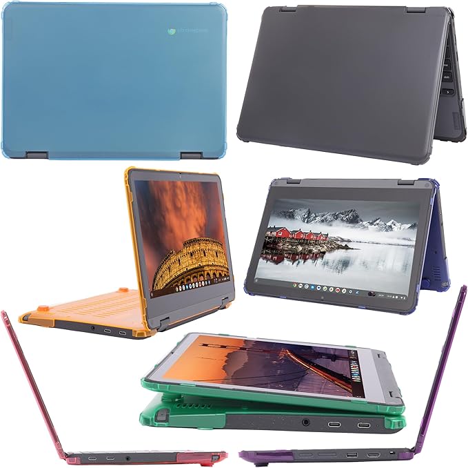 mCover Hard Shell Case Only Compatible for 2025 or Later 11.6" Lenovo 500e Chromebook Gen 4s 2-in-1 Laptop (NOT Fitting Any Other Lenovo Models)- Red