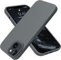 OTOFLY Designed for iPhone 13 Case, Silicone Shockproof Slim Thin Phone Case for iPhone 13 6.1 inch Space Gray