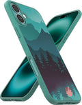 Smartish® iPhone 16 Plus Magnetic Case - Gripmunk Compatible with MagSafe [Lightweight + Protective] Slim & Thin Grip Cover with Microfiber Lining for Apple iPhone 16 Plus - Moving Mountains
