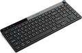 JLab JBuds Wireless Keyboard, Black, 95 Keys, Connect Via Bluetooth or USB Wireless Dongle, Multi-Device Toggle, Soft Touch Keys, Smart Media Knob, Custom User Profiles, Rechargeable (4 Pack)