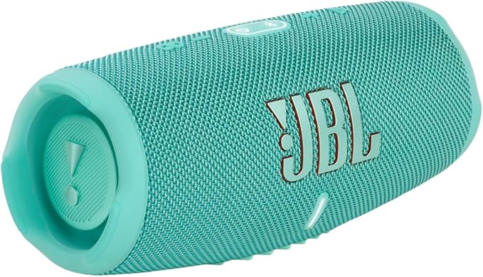 JBL CHARGE 5 - Portable Waterproof (IP67) Bluetooth Speaker with Powerbank USB Charge out, 20 hours playtime, JBL Partyboost (Teal)