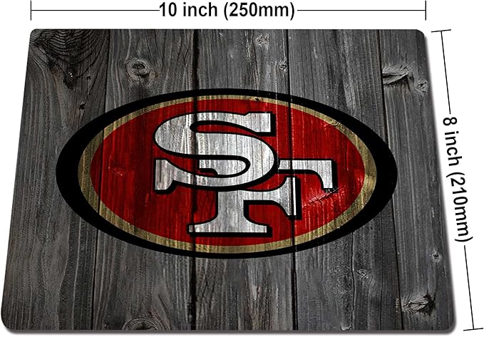 Wood Grain Design Sports Mouse Pad, Non-Slip Rubber Base Mousepad for Computers Laptop, Gaming Mousepad Desk Mat Mouse Pad, Office Supplies - Mouse Pads for Desk