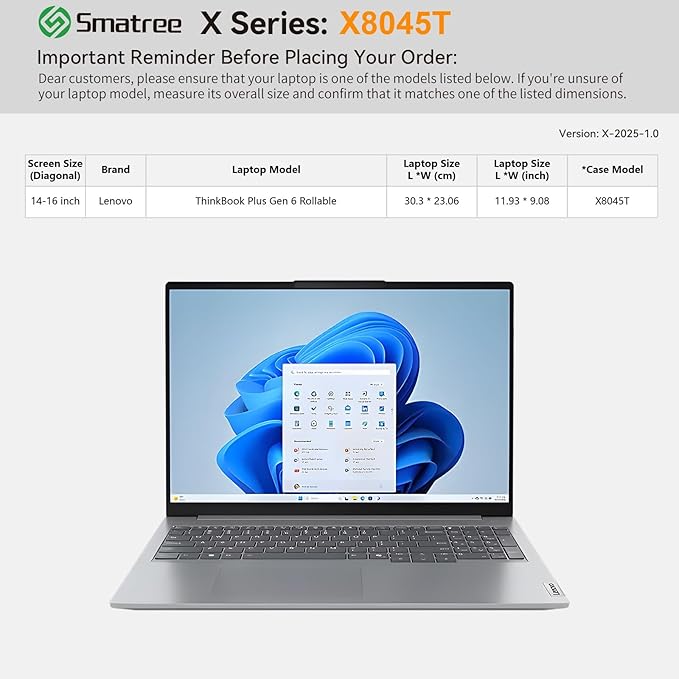 Smatree Hard EVA Protective Case Compatible for 14 inch ASUS Zenbook 14 Flip OLED UP3404, 13.9 inch Zenbook S UX393, Waterproof and Anti-Shock Bag (X8045T)