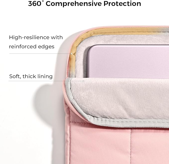 EooCoo for MacBook Neo Case 13 inch 2026 Model A3404 with A18 Pro chip, Hard Shell Case & Sleeve Bag & Type C & Keyboard Skin & Screen Film Laptop Accessories, Crystal Blush