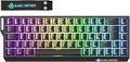 MAGIC-REFINER X68 HE Wired 60% Hall Effect Rapid Trigger Mechanical RGB Gaming Keyboard with 8K Polling,0.04mm RT Accuracy,Magnetic Switch,Adjustable Actuation,Snap Tap for PC Mac Esport Gamer (Black)