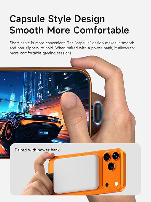 Hagibis 180 Degree Short Flat USB 4 Cable, 240W Fast Charging U-Type USB-C Cable, 80Gbps Data Transfer, 8K@60Hz Video Display for iPhone 17 16 15 Pro Max, Thunderbolt 5/4/3 Hub, External SSD (0.18ft)