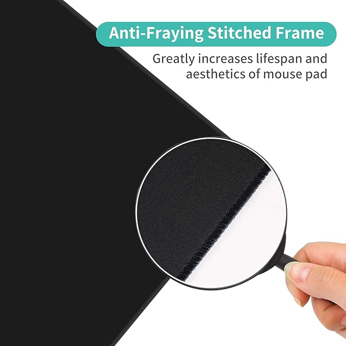 Thin Extended Gaming Mouse Pad （31.5 * 11.8 * 0.08 inch） with Stitched Edges Large Mousepad Long XXL Keyboard and Mouse pad Desk Mat for Gaming Office & Home - Almond Blossom
