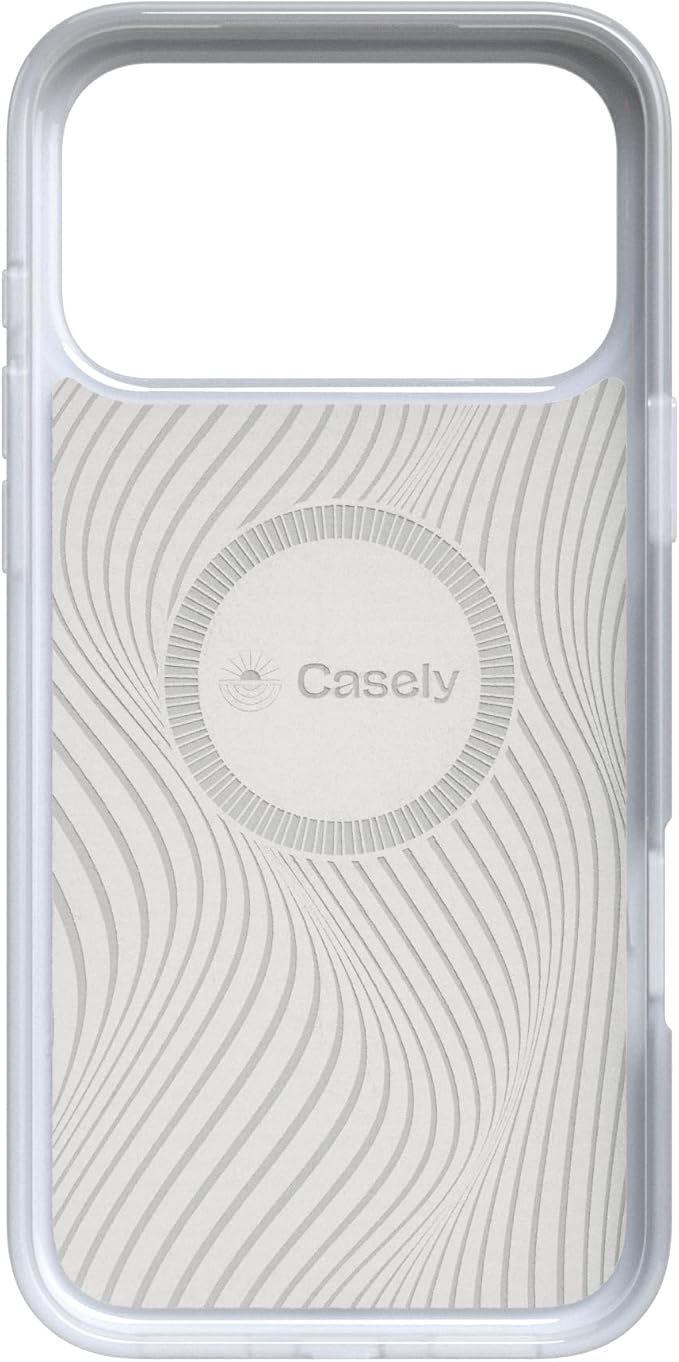 Casely iPhone 17 Pro Case | On the Dot | Pink & Brown Polka Dot | Compatible with MagSafe | Classic Ultra Slim Design