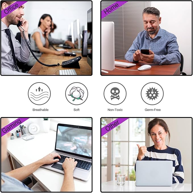 ARTSO Purple Large Gaming Mouse Pad with Stitched Edges, 35.4" x 15.7" Large Extended Computer Pad, Floral Mousepad Protector with Rubber Base for Laptop Office Accessories
