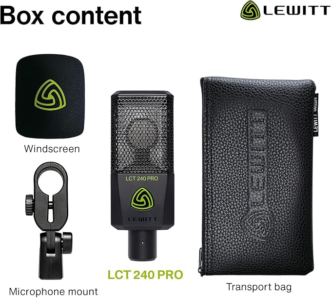 LEWITT LCT 240 Pro Large Diaphragm Condenser Mic